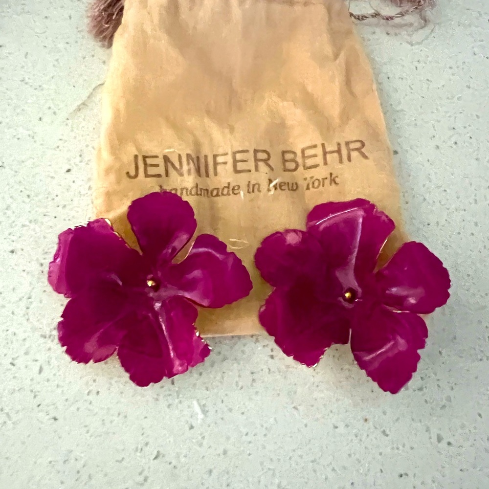 Jennifer Behr Hand made earrings - worn once only